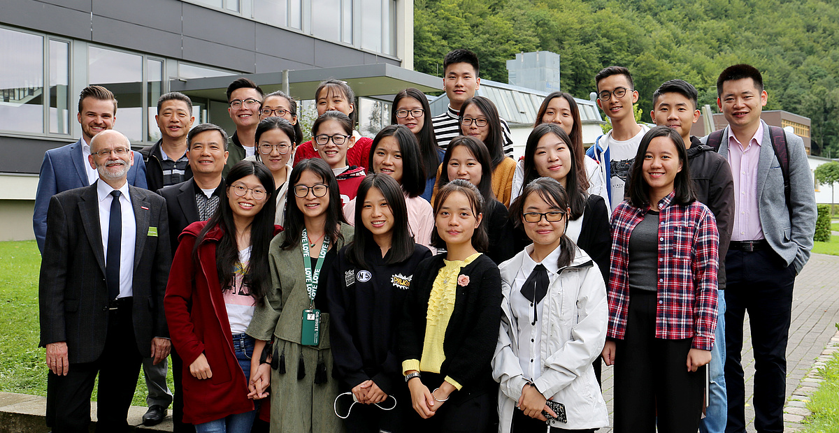 Gruppe eins der chinesischen Delegation