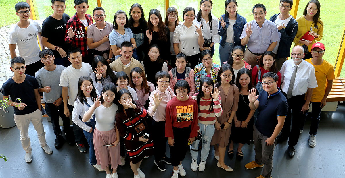 Gruppe zwei der chinesischen Delegation